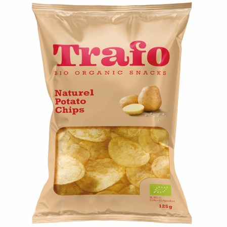 Naturlige saltede chips bio 125 g - TRAFO