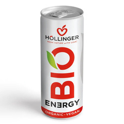 Energidrik med æble- og brombærsmag bio 250 ml - Hollinger