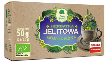 Økologisk tarmte som kosttilskud 50 g (25 x 2 g) - Dary Natury