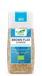 Brun hør (hørfrø) BIO 200 g - Bio Planet