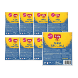SÆT 8 x Glutenfri rundstykker 130 g - Schar