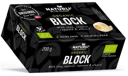SÆT 15 x Vegansk margarine i tern bio 200 g - naturli