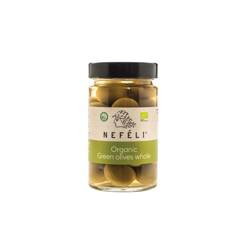 Grønne oliven med sten i saltlage bio 300 g (165 g)