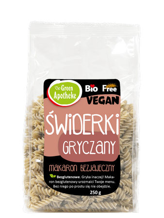 Pasta (boghvede) glutenfri fusilli gris bio 250 g - Apotheke