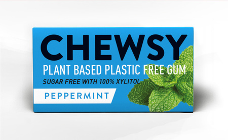 Tyggegummi med pebermyntesmag og xylitol 15 g (10 stk.) - chewsy