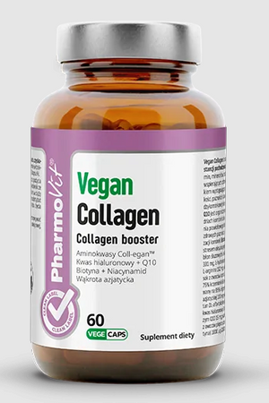 Collagen Booster vegansk glutenfrit kosttilskud 60 kapsler - Pharmovit (Clean Label)