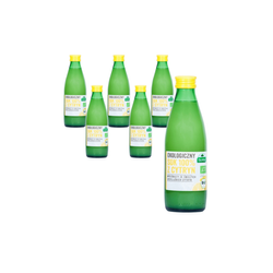 SÆT med 6 x citronsaft 100% bio 250 ml