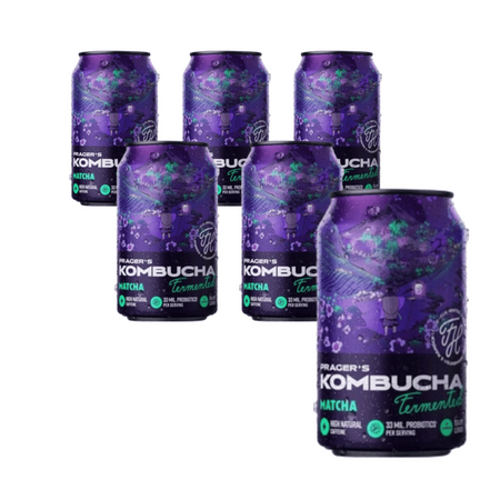 SÆT 6 x Kombucha Matcha 330 ml