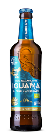 Alkoholfri øl metabolisme bio 475 ml - Iguana