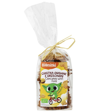 Havrekager med valnødder bio 170 g - BIOMINKI