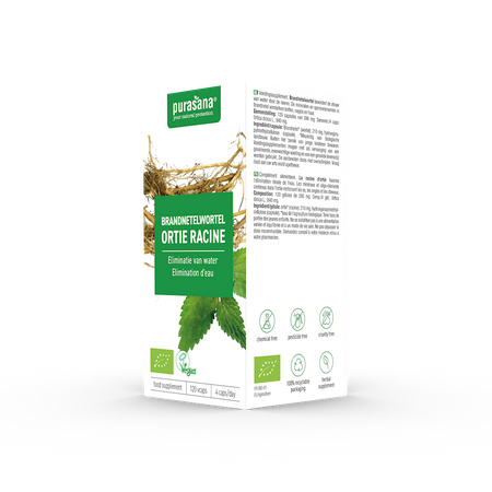 Brændenælderod BIO (210 mg) kosttilskud 120 kapsler - Purasana
