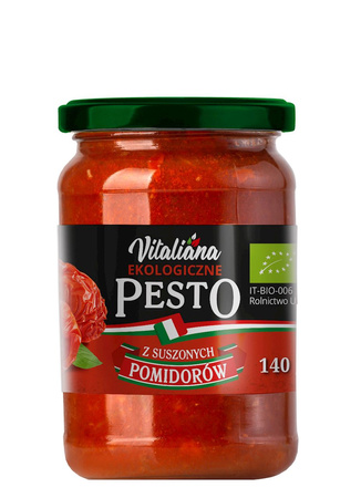Pesto af soltørrede tomater BIO 140 g - Vitaliana