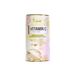 C-vitamin frugtblandingspulver som kosttilskud 210 g - SÅ GODT!