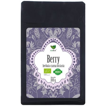 Sort te løsblade Skovbær Økologisk 100 g – Ecoblik