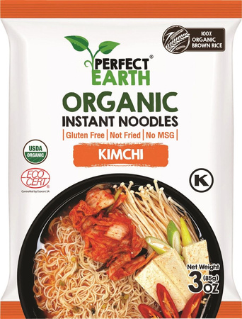 Glutenfri instant kimchi-suppe bio 85 g - Perfect Earth