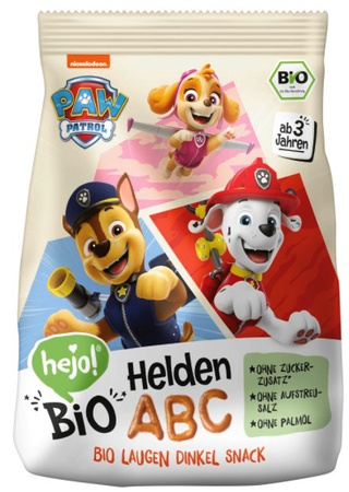 Spelt-alfabetkringler BIO 80 g Psi Patrol - HEJO!