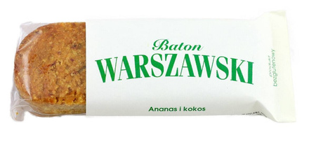 Glutenfri ananas- og kokosbar 50 g - Warsaw bar