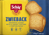 SÆT 6 x Zwieback - glutenfri tvebakker 175 g - Schar