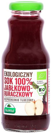Æble- og rødbedesaft 100 % bio 250 ml