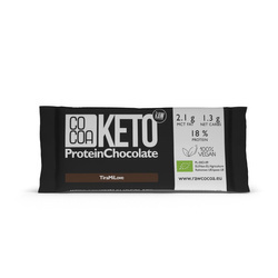 Keto-proteinchokolade med tiramisu-smag bio 40 g - COCOA