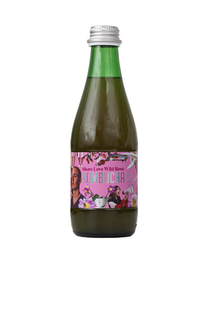 Kombucha med vildrosenjuice (Share Love Wild Rose) Bio 330 ml - Kombucha By Laurent