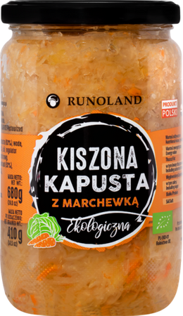 Sauerkraut med gulerødder bio 680 g (410 g)