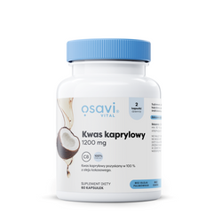 Kaprylsyre (600 mg) glutenfrit kosttilskud 60 kapsler - OSAVI