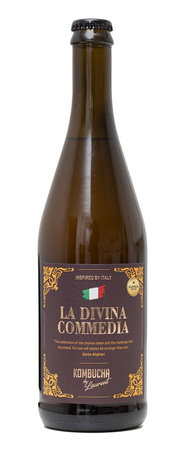 Kombucha med smag af mandarin og siciliansk citron (dante alighieri) BIO 750 ml - Kombucha By Laurent (platinium)
