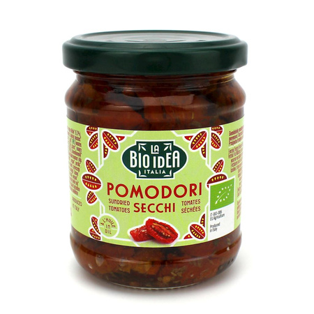 Tørrede tomater i olivenolie bio 190 g