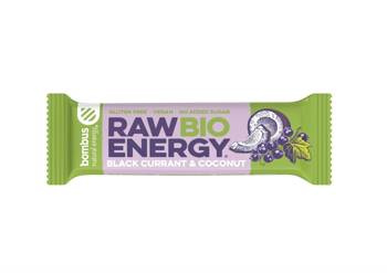 Rå energibar bio solbær-kokosnød glutenfri bio 50 g - Bombus bio