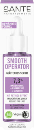 Udglattende ansigtsserum med retinoleffekt 7,3% - vigna aconitifolia, paracress og glycerin eco 30 ml - SANTE