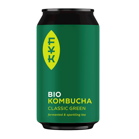Kombucha grøn te glutenfri bio 330 ml - Forever Young Kombucha