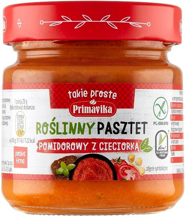 Tomatpostej med kikærter 160 g