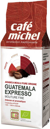 Arabica 100% espresso Guatemala Fair Trade malet kaffe BIO 250 g - Cafe Michel