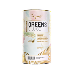 Greens & juice frugtfiber kosttilskud 360g - So Good!