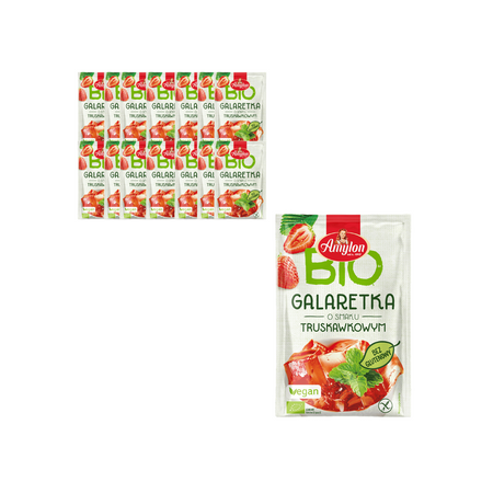 KIT 15 x Gelé med jordbærsmag glutenfri BIO 40 g