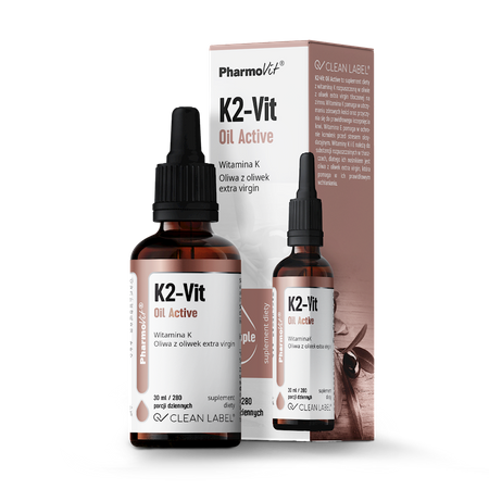 K2-vitamin dråber (75 mcg) glutenfrit kosttilskud 30 ml - Pharmovit