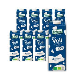 SETTLE 8 x Havre- og sojadrik 3,5% uden tilsat sukker bio 1 l - Natumi