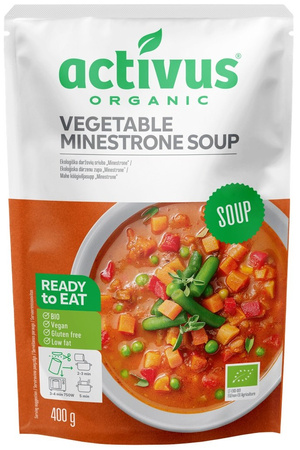 Minestrone grøntsagssuppe BIO 400 g