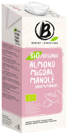 Glutenfri sukkerfri mandeldrik bio 1 l - Berief