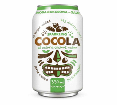 Kokosvand med kulsyre 330 ml Cocosa