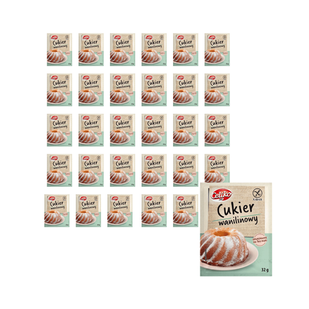 KIT 30 x Celiko glutenfri vaniljesukker, 32 g