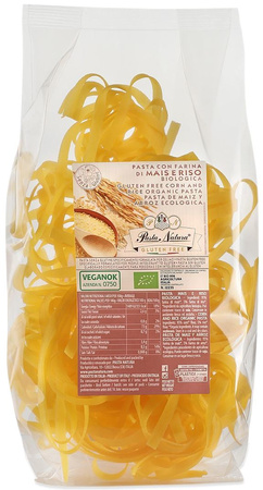 Glutenfri tagliatelle-pasta (majs og ris) bio 250 g - Pasta Natura
