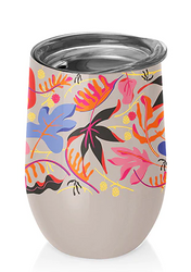 Krus i rustfrit stål med låg secret garden 420 ml - Chic-Mic