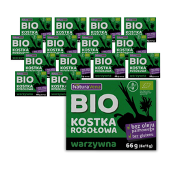 KIT 15 x Glutenfri grøntsagsbouillonterning bio 66 g - Naturavena