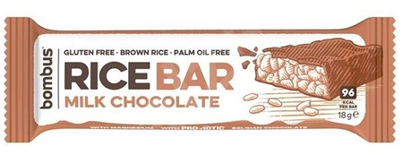 Glutenfri risbar i mælkechokolade 18 g