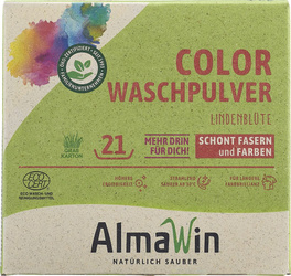 Lime blossom vaskepulver til farvede stoffer eco 1 kg (21 vaske) - Almawin