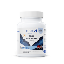 Norsk tranium 0mega-3 (220 mg) citronsmag glutenfri 60 kapsler - OSAVI
