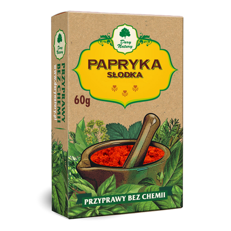 Stødt sød paprika 60 g - Dary Natury