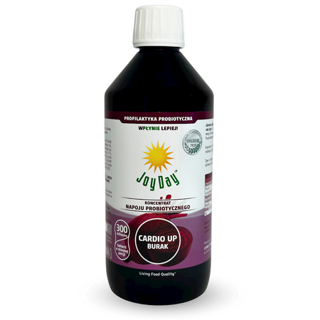 Cardio Up Rødbede Probiotisk Drikkekoncentrat Glutenfri Økologisk 500 ml – JOY DAY